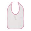 Infant Contrast Trim Premium Jersey Bib Thumbnail